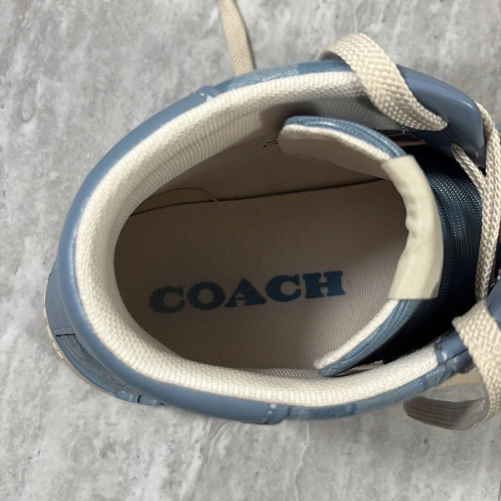 Coach Clip High Top Sneaker, Men’s sz 11, Cornflower Blue